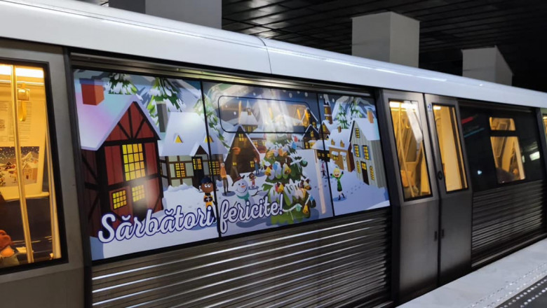 Metrorex metrou sărbătorilor Crăciun ANul Nou programul