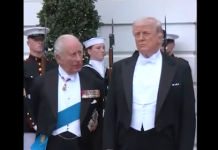 Discursul istoric al Regelui Charles susținut în Congresul SUA / Glumele făcute de monarh la cina cu Trump: „Fără noi, ați vorbi franceza”