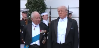 Discursul istoric al Regelui Charles susținut în Congresul SUA / Glumele făcute de monarh la cina cu Trump: „Fără noi, ați vorbi franceza”