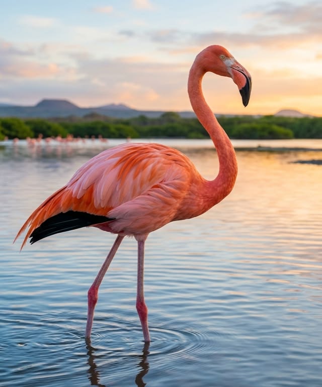 Flamingii roz
