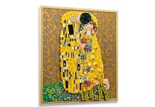 LEGO transformă celebra pictură „Sărutul” de Gustav Klimt într-o operă de artă din 4.000 de piese LEGO