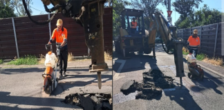 Infrastructură S5 S.A. a intervenit pe străzile Păpușoiului și Garoafei