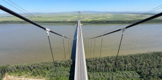 Podul de la Brăila intră DIN NOU în șantier! Restricții majore pentru șoferi timp de 3 săptămâni