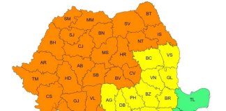 Cod portocaliu de caniculă la final de săptămână. Temperaturile ating 40 de grade