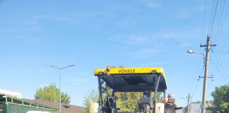 Infrastructură 5 continuă lucrările pe Strada Armistițiului, în zona imobilelor cuprinse între numerele 2 și 18